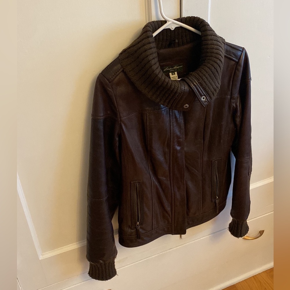 Vintage Eddie Bauer leather jacket size small